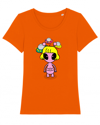 Kawaii Alien Bright Orange