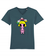 Kawaii Alien Tricou mânecă scurtă guler V Bărbat Presenter