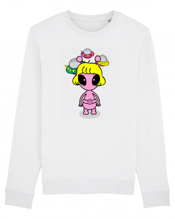 Kawaii Alien White