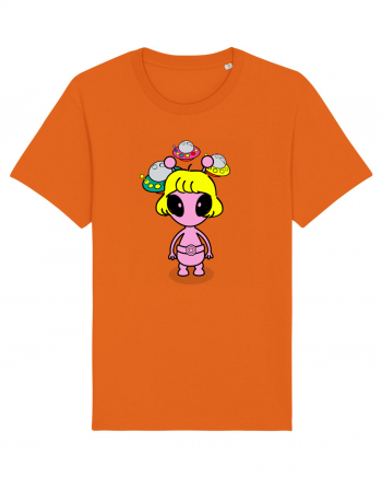 Kawaii Alien Bright Orange