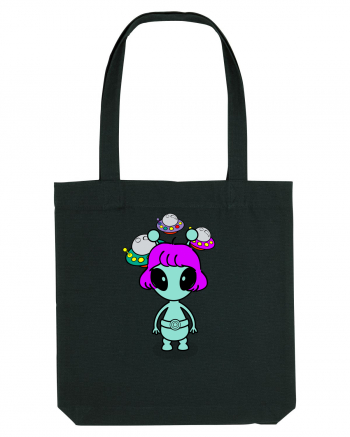 Kawaii Alien Black