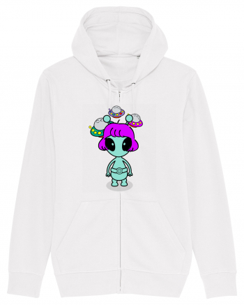 Kawaii Alien White