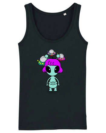 Kawaii Alien Black