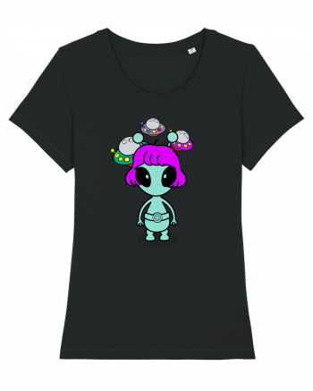 Kawaii Alien Black