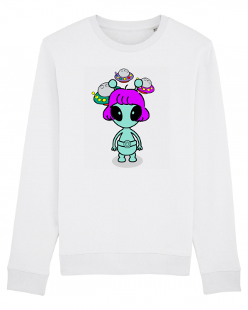 Kawaii Alien White