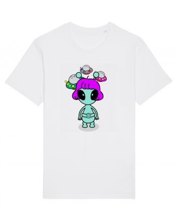 Kawaii Alien White