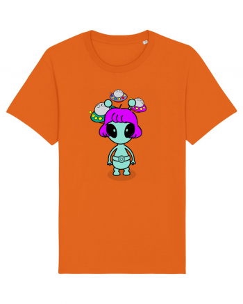 Kawaii Alien Bright Orange