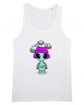 Kawaii Alien White