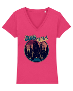 Mountain Bear Tricou mânecă scurtă guler V Damă Evoker