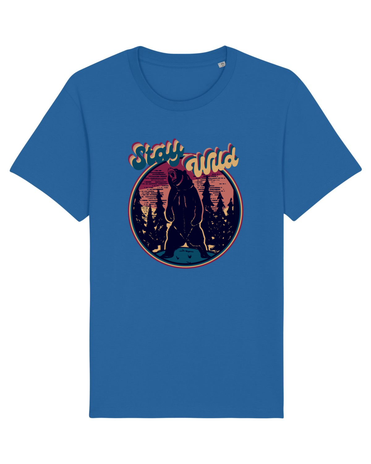 Tricou mânecă scurtă Unisex Rocker Royal Blue