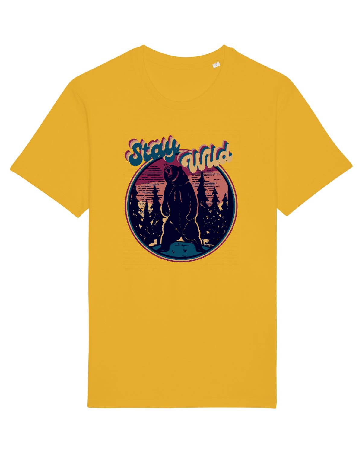 Tricou mânecă scurtă Unisex Rocker Spectra Yellow