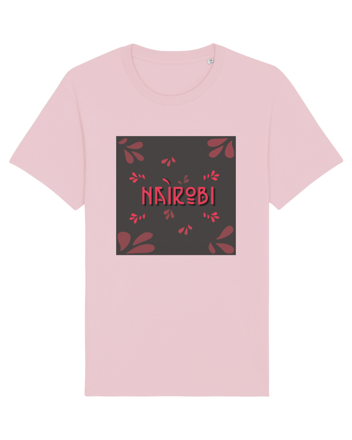 Tricou mânecă scurtă Unisex Rocker Cotton Pink