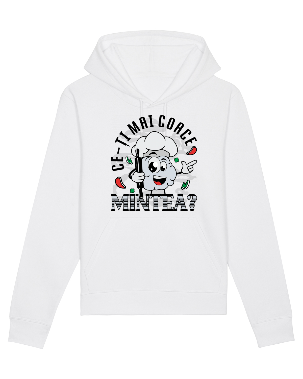 Hanorac Unisex Drummer White