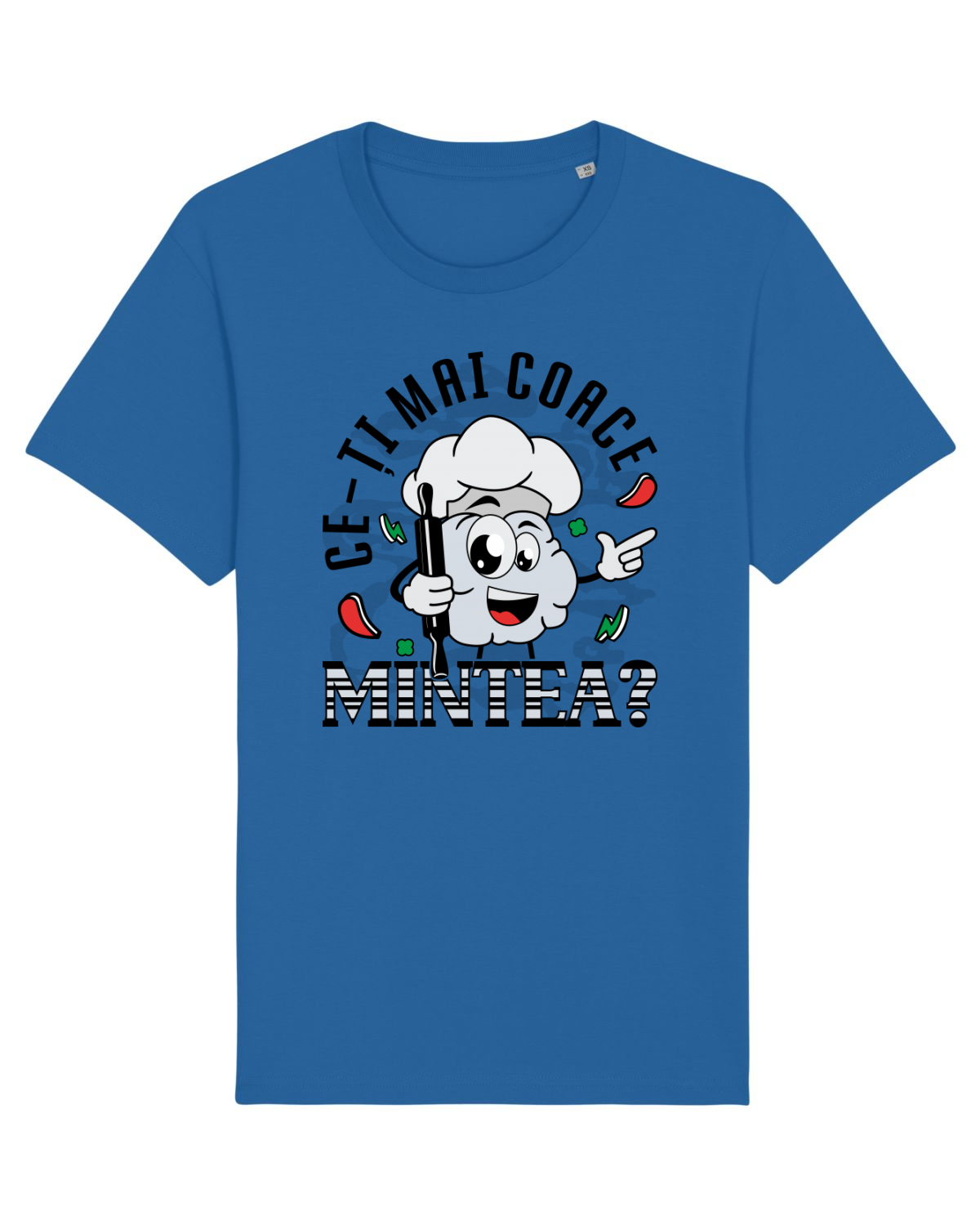 Tricou mânecă scurtă Unisex Rocker Royal Blue