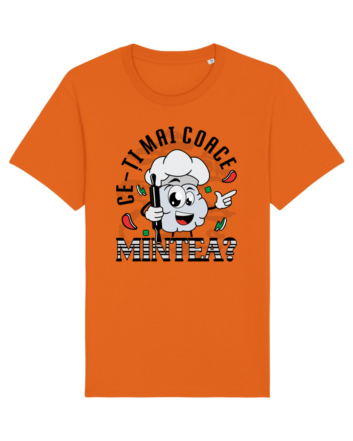 Tricou mânecă scurtă Unisex Rocker Bright Orange