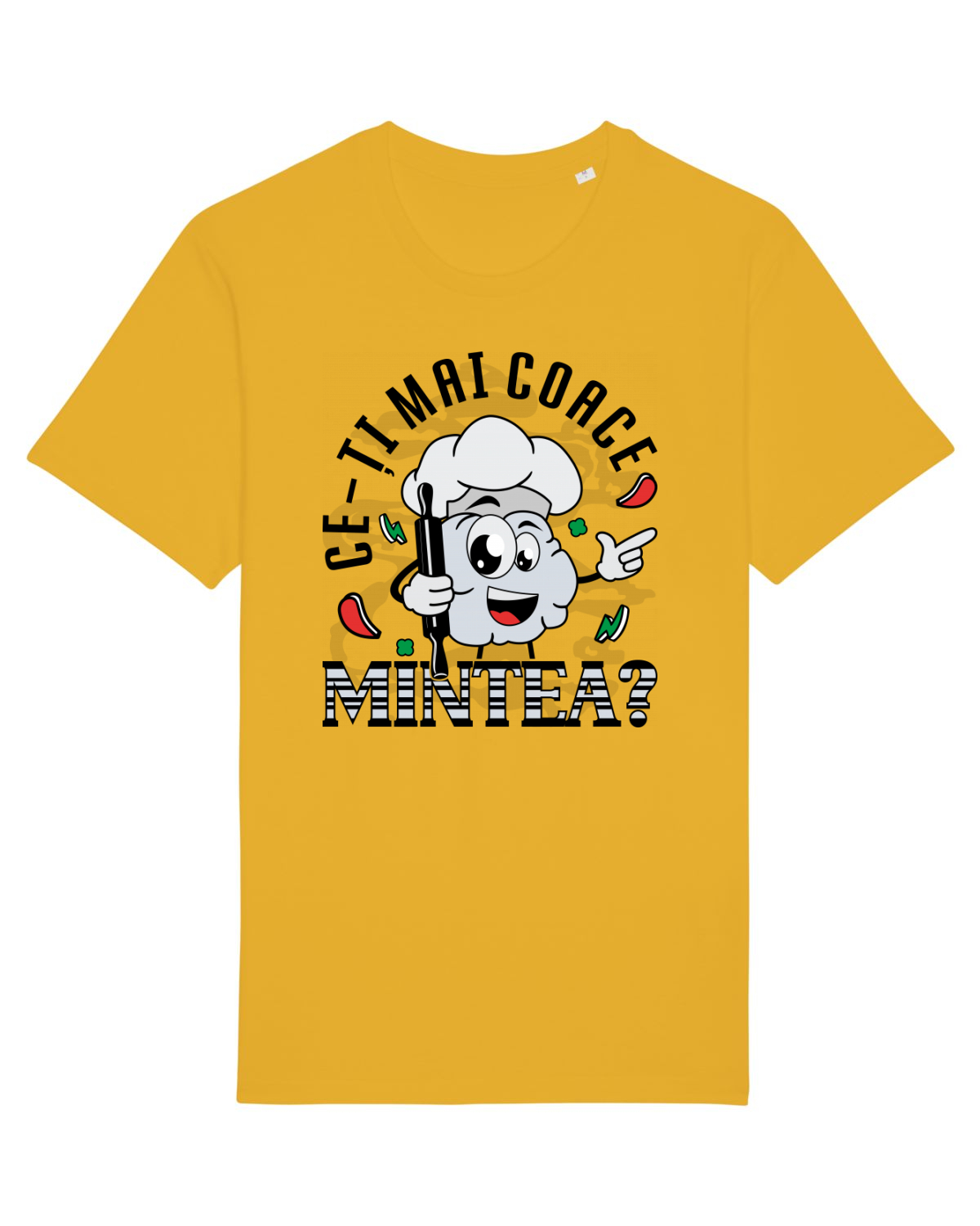 Tricou mânecă scurtă Unisex Rocker Spectra Yellow