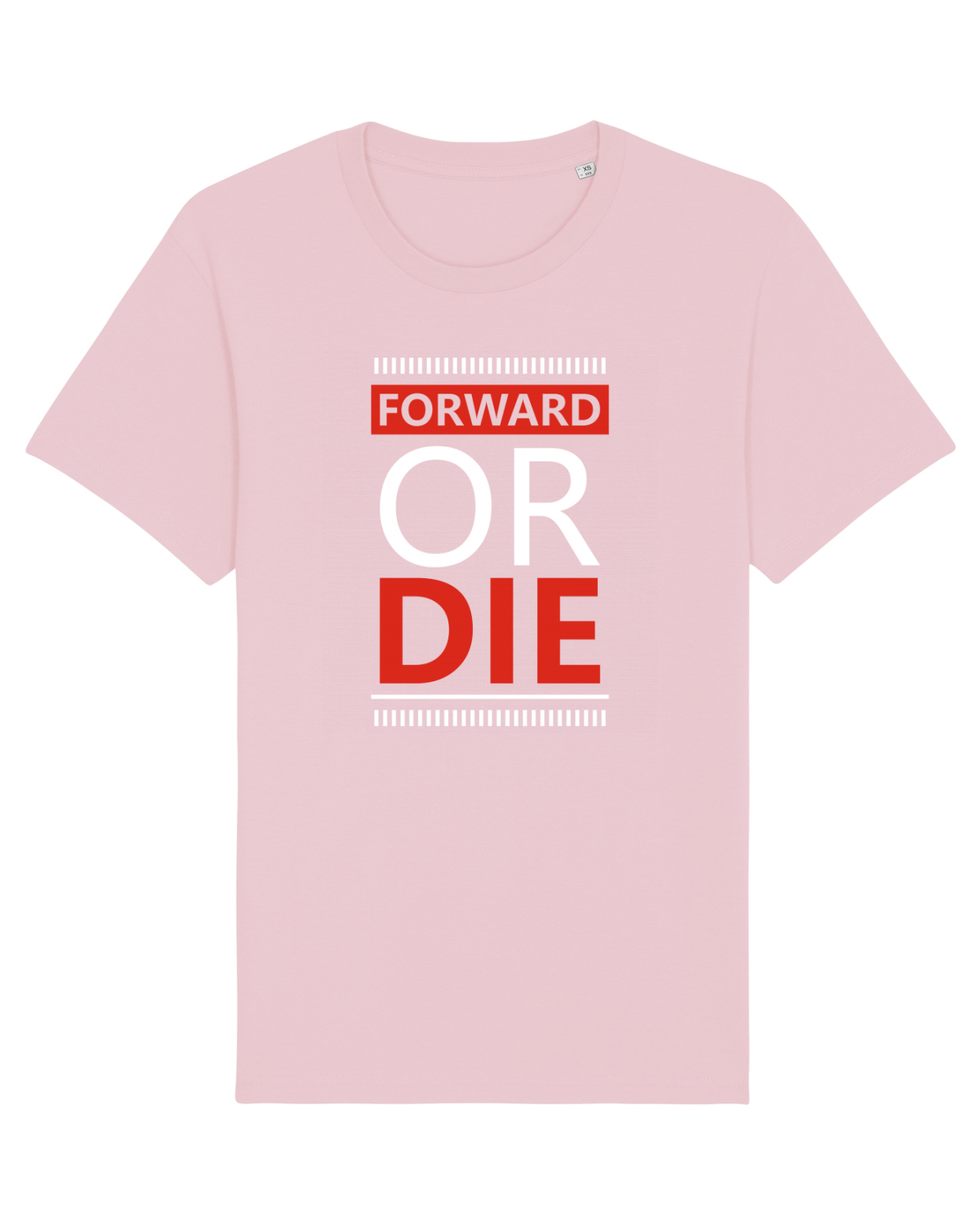 Tricou mânecă scurtă Unisex Rocker Cotton Pink