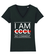 I Am Cool No Comment Tricou mânecă scurtă guler V Damă Evoker