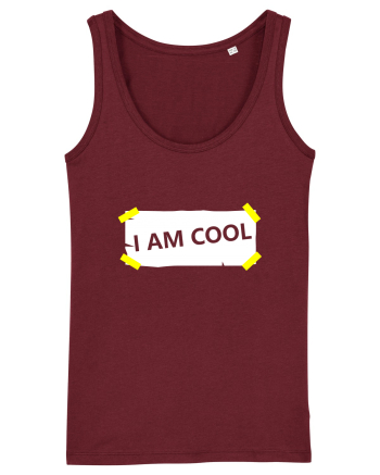 I Am Cool Burgundy