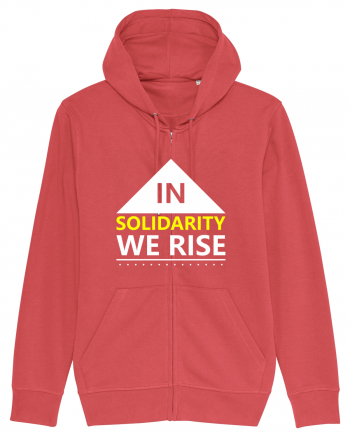In Solidarity We Rise Carmine Red