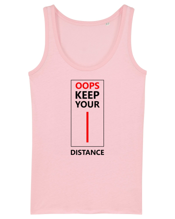 Keep Your Distance Cotton Pink