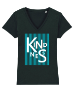 Kindness Tricou mânecă scurtă guler V Damă Evoker