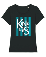 Kindness Tricou mânecă scurtă guler larg fitted Damă Expresser