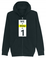 Me Plus You Equal 1 Hanorac cu fermoar Unisex Connector