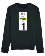 Me Plus You Equal 1 Bluză mânecă lungă Unisex Rise