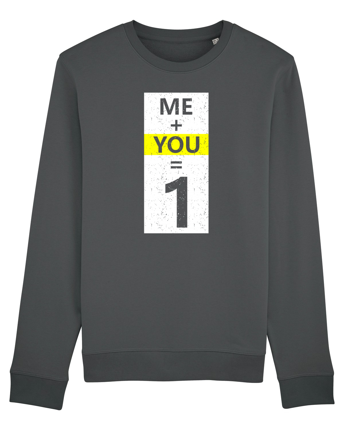 Bluză mânecă lungă Unisex Rise Anthracite