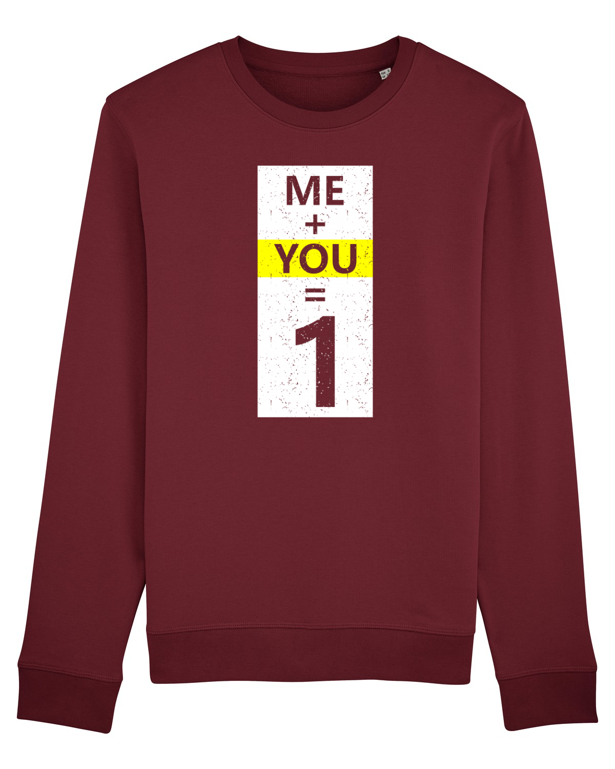 Bluză mânecă lungă Unisex Rise Burgundy
