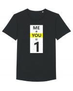 Me Plus You Equal 1 Tricou mânecă scurtă guler larg Bărbat Skater