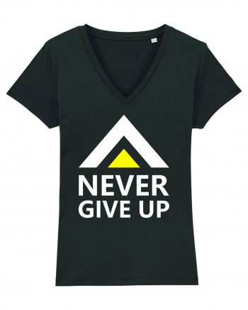 Never Give Up Black