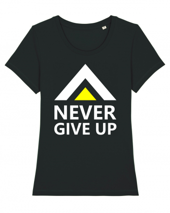 Never Give Up Black