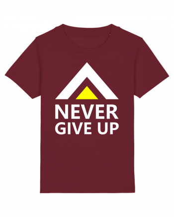 Never Give Up Burgundy