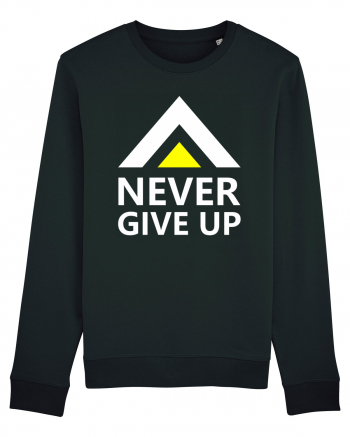 Never Give Up Black