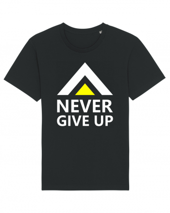 Never Give Up Black