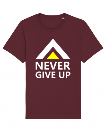 Never Give Up Burgundy