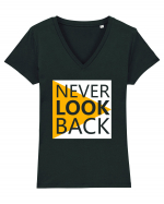 Never Look Back Tricou mânecă scurtă guler V Damă Evoker