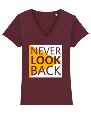 Never Look Back Burgundy