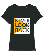 Never Look Back Tricou mânecă scurtă guler larg fitted Damă Expresser