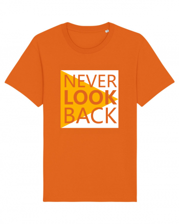 Never Look Back Bright Orange