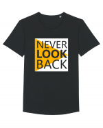 Never Look Back Tricou mânecă scurtă guler larg Bărbat Skater