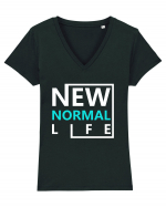 New Normal Life Tricou mânecă scurtă guler V Damă Evoker