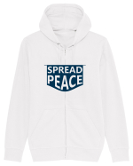 Spread Peace Hanorac cu fermoar Unisex Connector