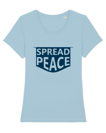 Spread Peace Sky Blue