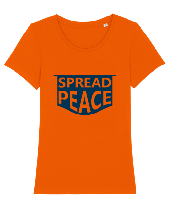 Spread Peace Bright Orange