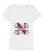 Nairobi - N ! Tricou mânecă scurtă guler V Damă Evoker