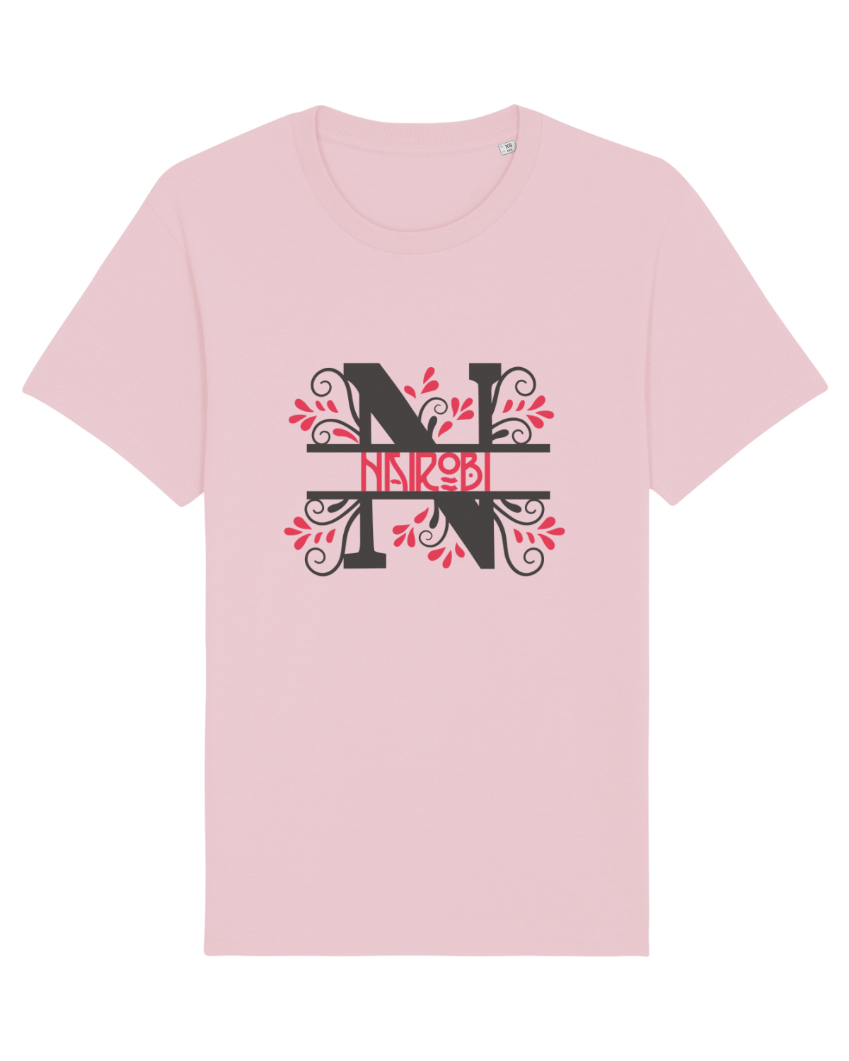 Tricou mânecă scurtă Unisex Rocker Cotton Pink