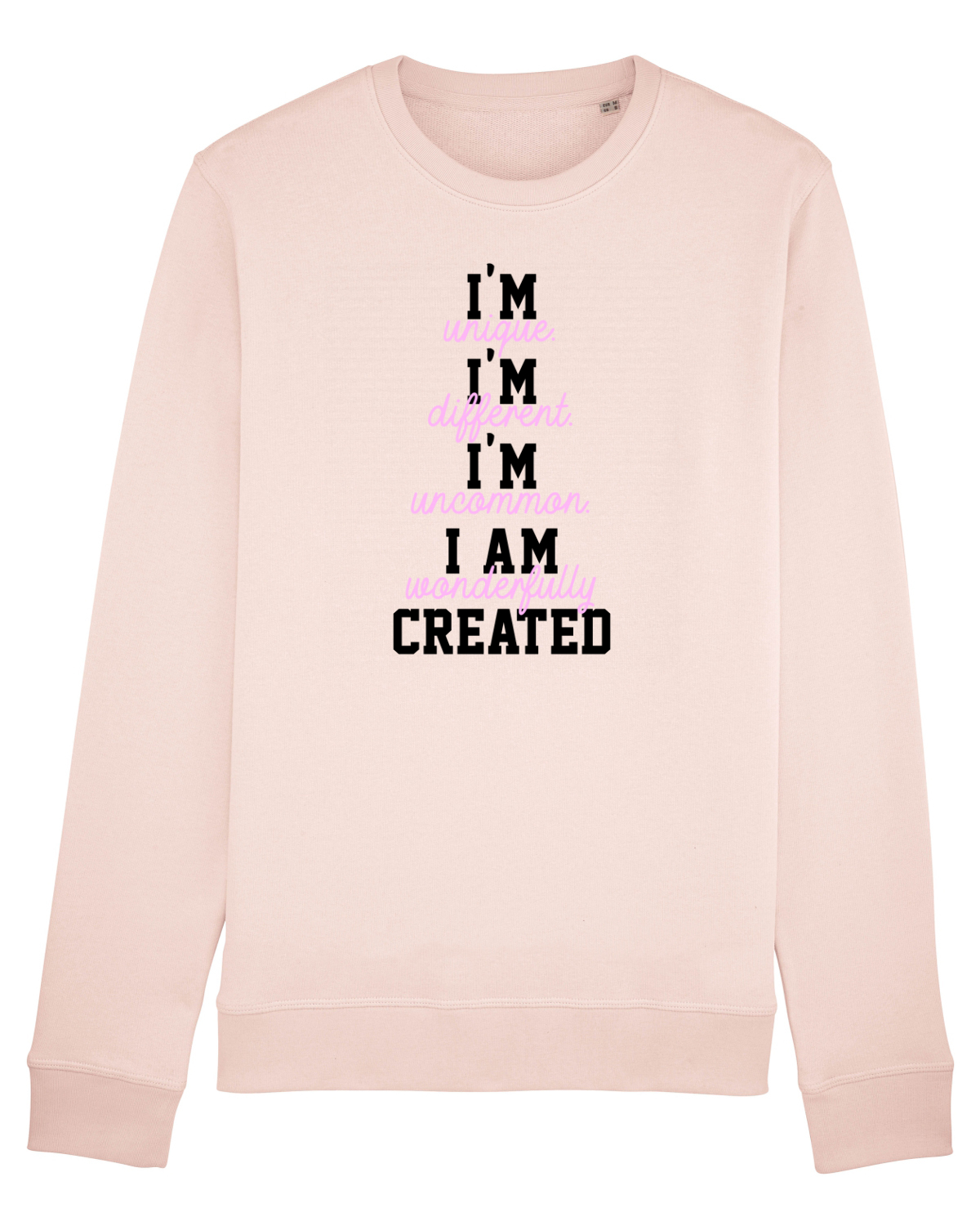 Bluză mânecă lungă Unisex Rise Candy Pink
